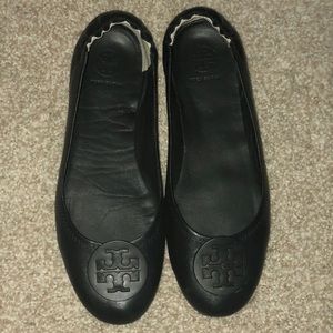 Black Tory Burch Flats